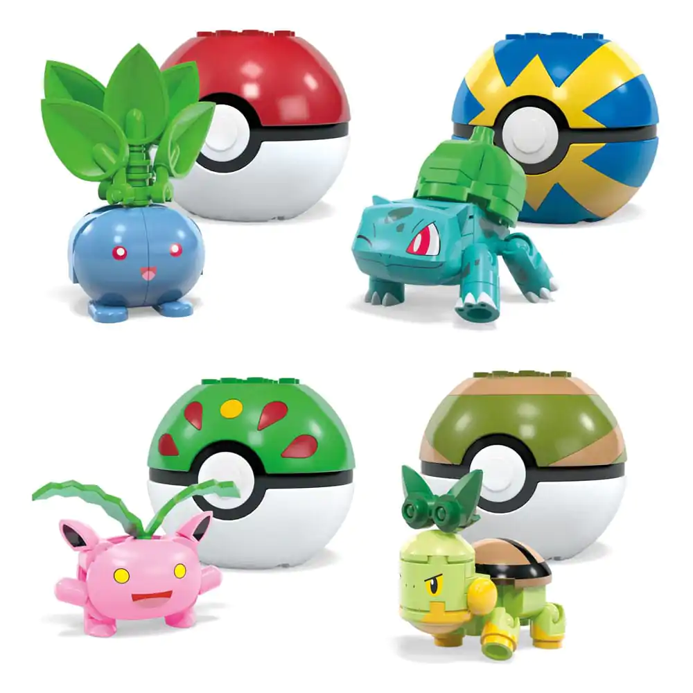 Pokémon MEGA Bauset 4 Pflanzen-Typ Pokémon Sets termékfotó