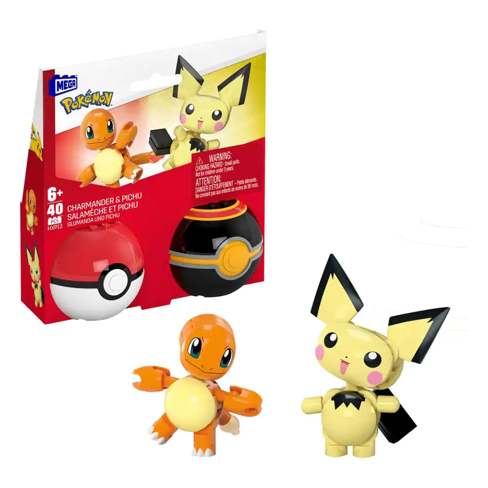 Pokémon MEGA Bauset Poké Ball Collection: Glumanda & Pichu termékfotó