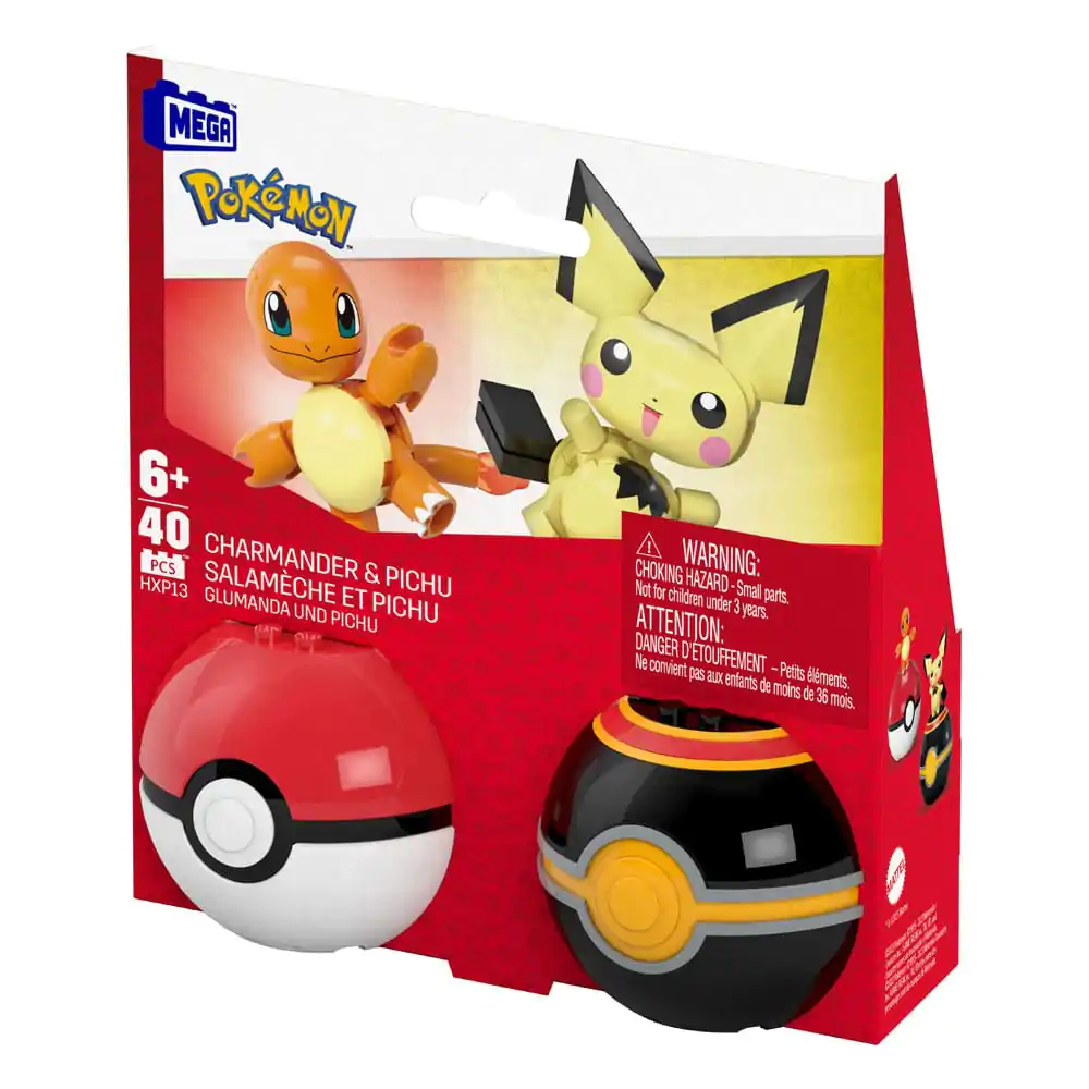 Pokémon MEGA Bauset Poké Ball Collection: Glumanda & Pichu termékfotó