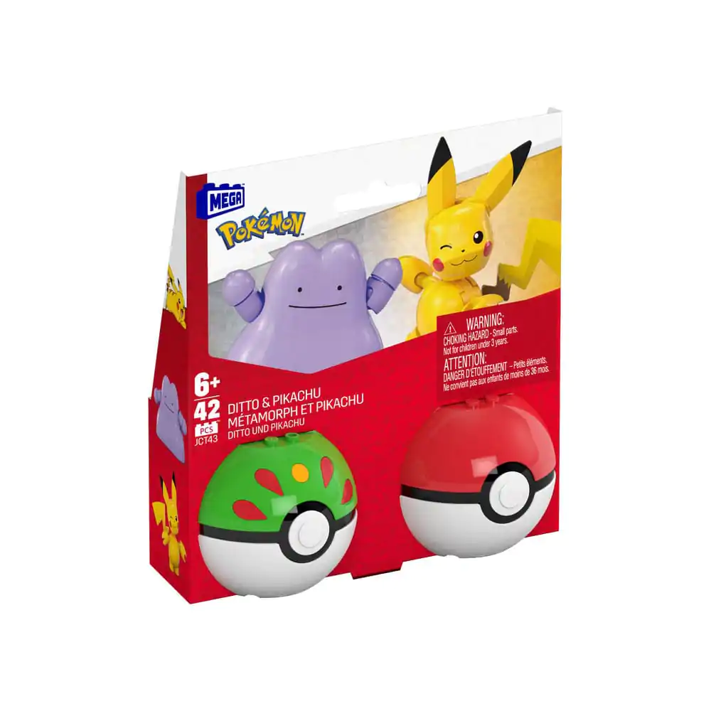 Pokémon MEGA Bauset Poké Ball Collection: Pikachu & Ditto Produktfoto