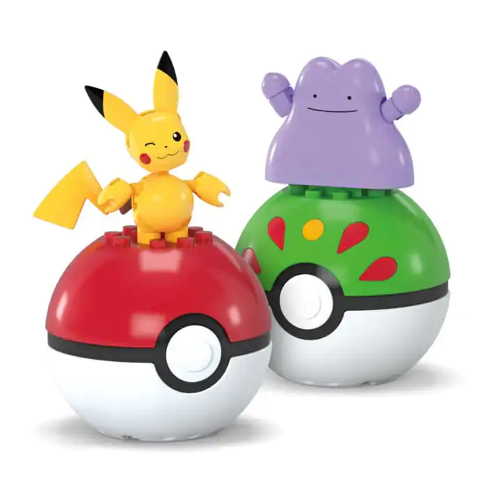 Pokémon MEGA Bauset Poké Ball Collection: Pikachu & Ditto Produktfoto