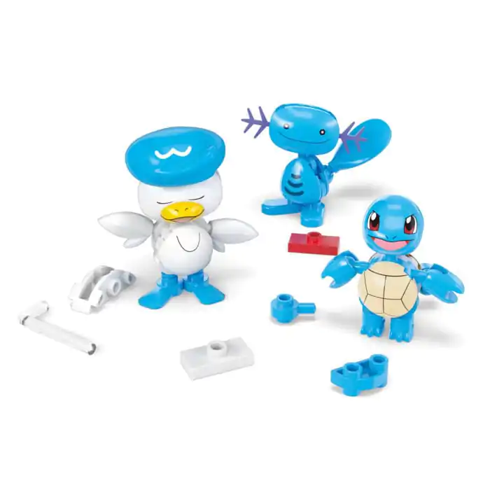 Pokémon MEGA Bauset 4 Wasser-Typ Pokémon Set Produktfoto