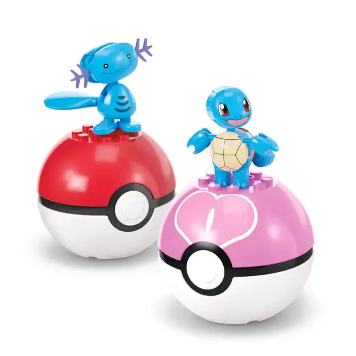 Pokémon MEGA Bauset 4 Wasser-Typ Pokémon Set Produktfoto