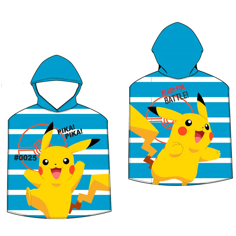 Pokemon Microfaser Poncho Handtuch Produktfoto