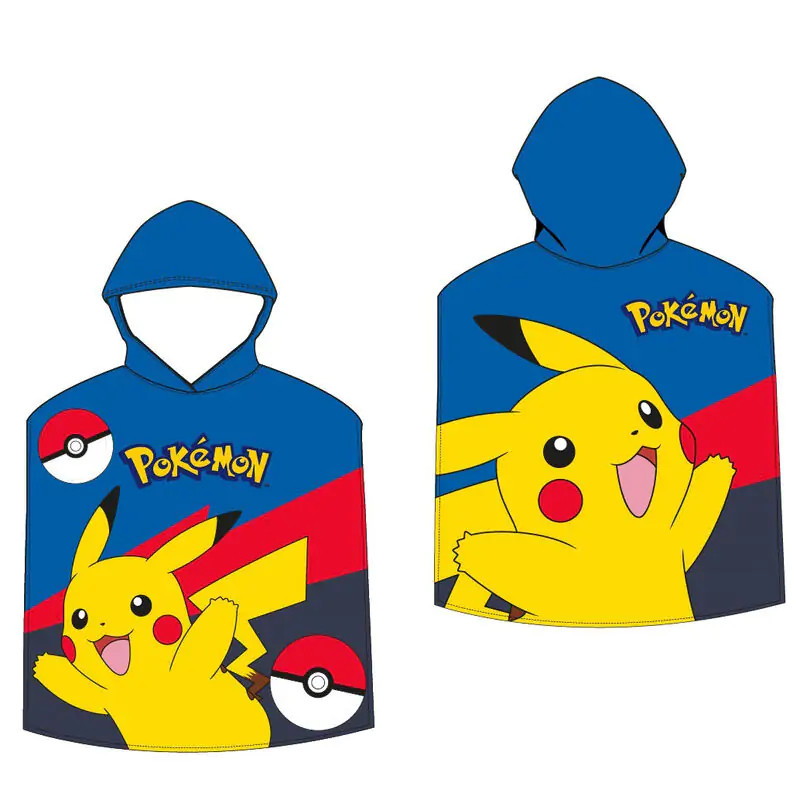 Pokemon Microfaser Poncho Handtuch termékfotó