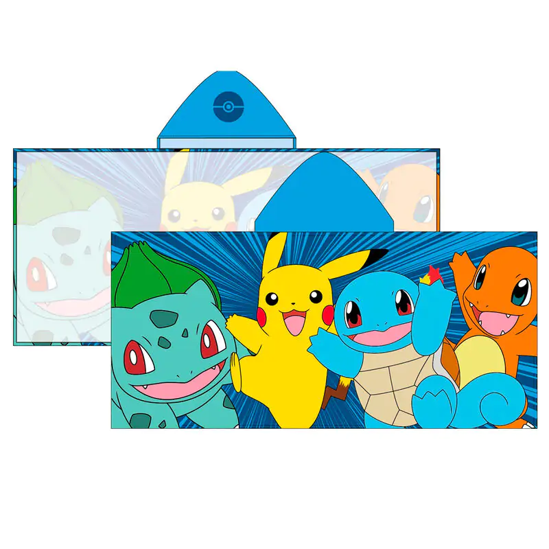 Pokemon Microfaser Poncho Handtuch termékfotó