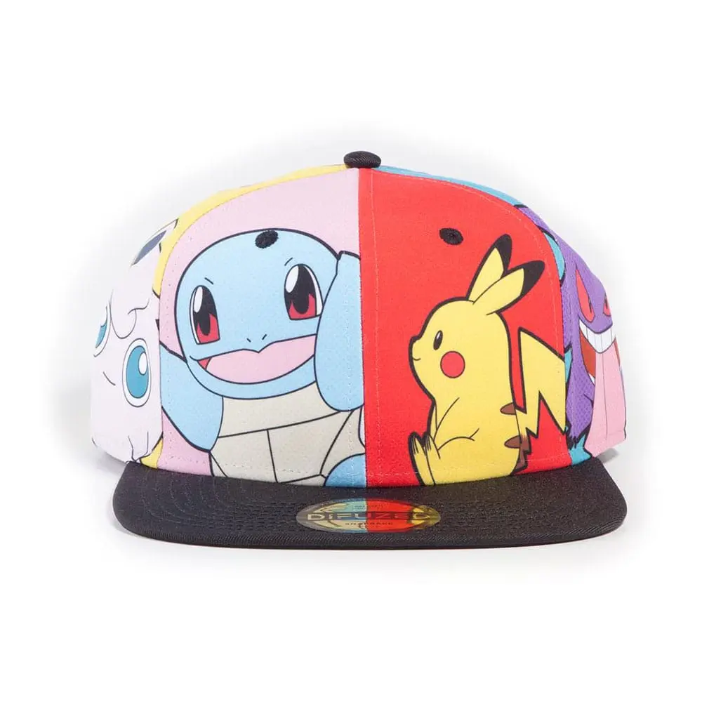 Pokemon Snapback Cap Multi Pop Art Produktfoto