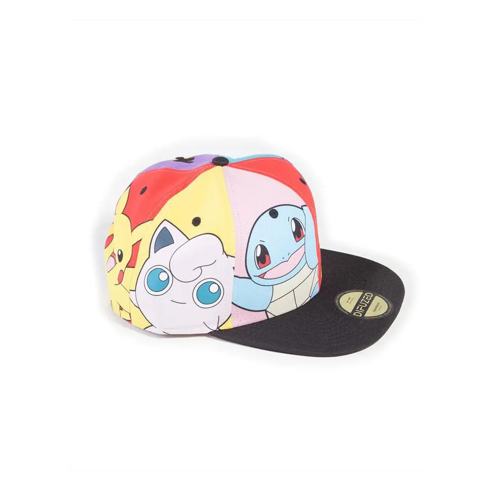 Pokemon Snapback Cap Multi Pop Art Produktfoto