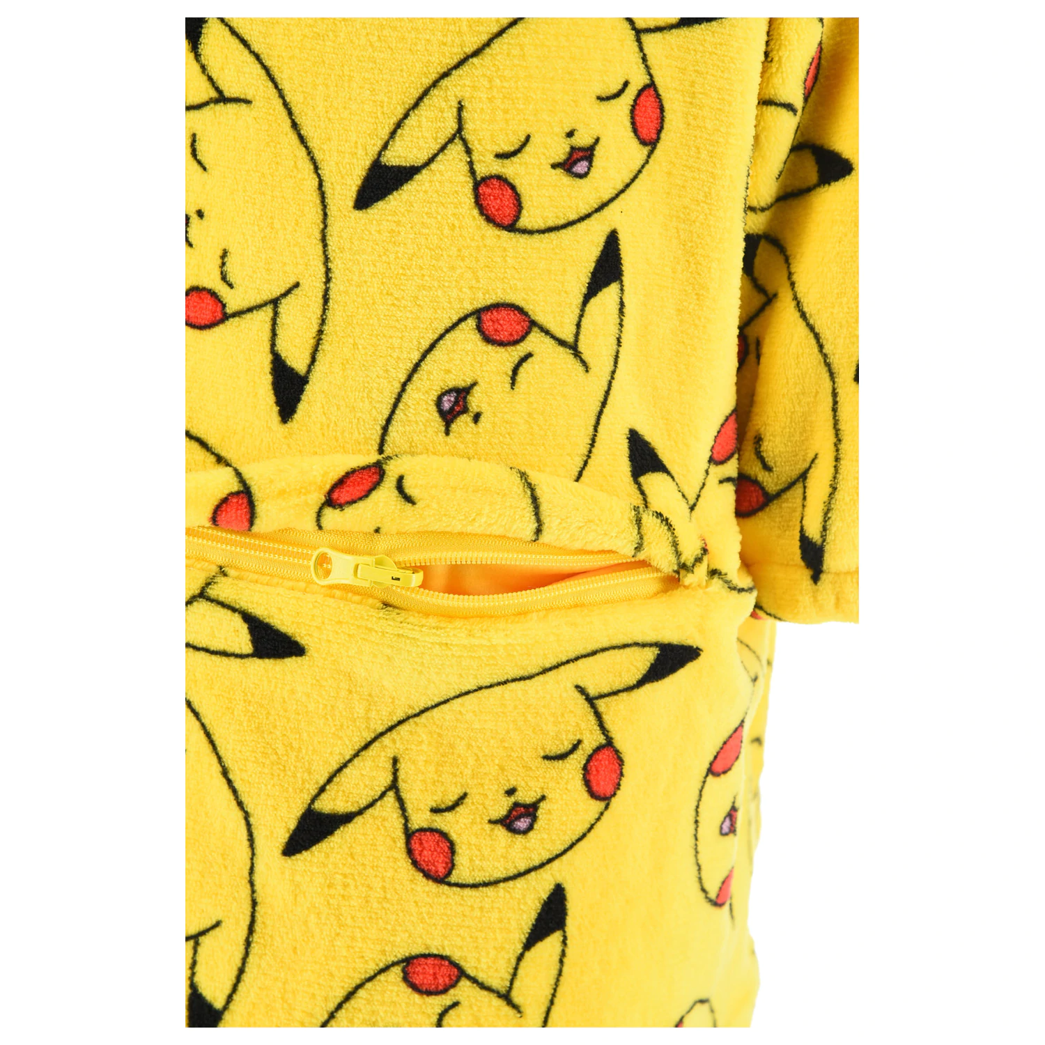 Pokémon Pikachu tragbare Plüsch Fleece Decke Poncho 10 Jahre / 140 cm Produktfoto