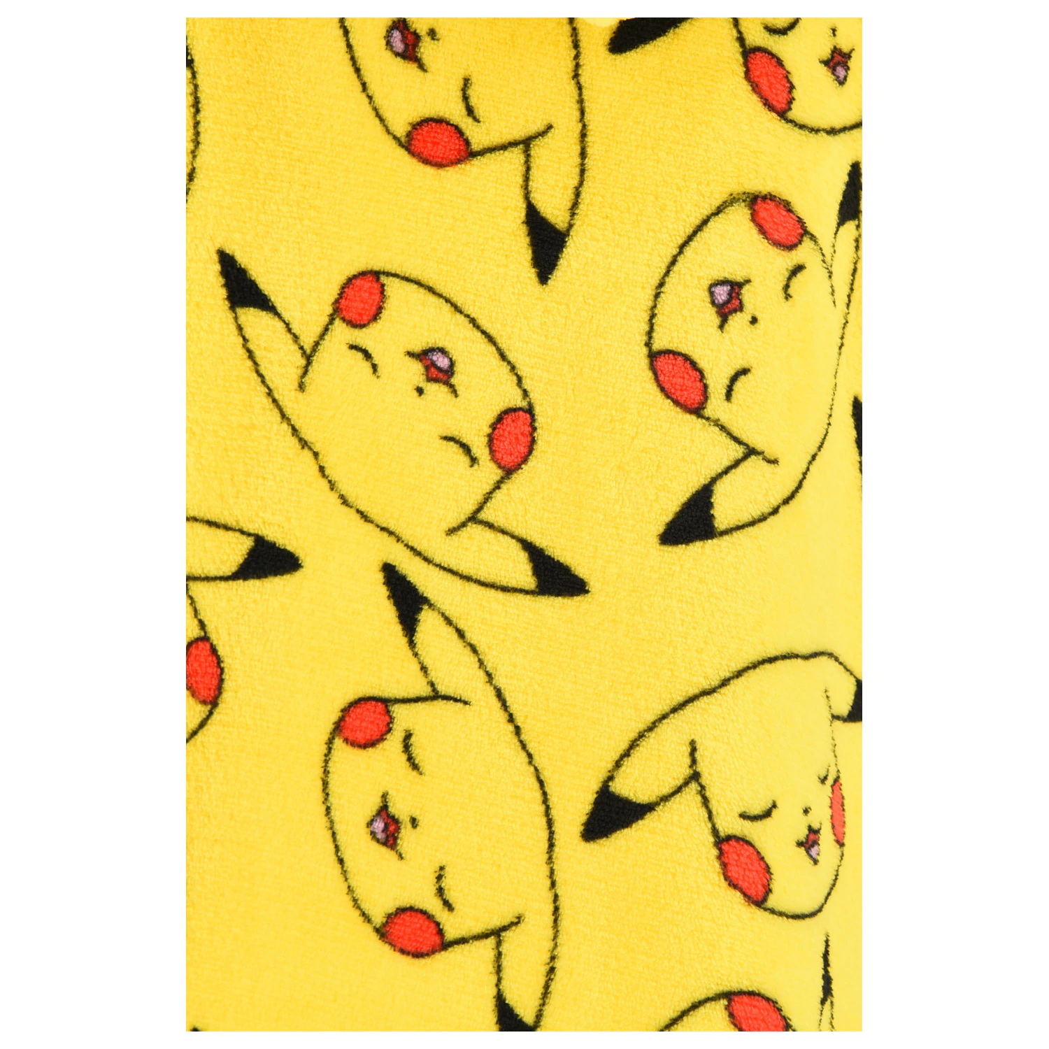 Pokémon Pika tragbare Plüsch Fleece Decke, Poncho 6 Jahre / 116 cm Produktfoto
