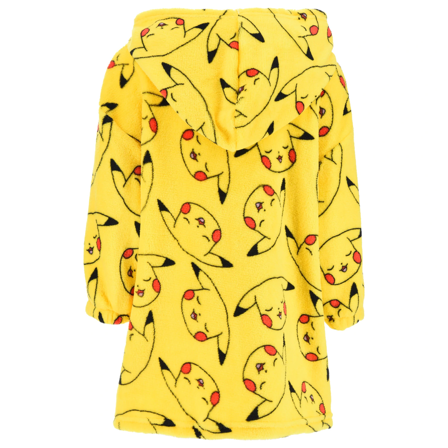 Pokémon Pika tragbare Plüsch Fleece Decke, Poncho 6 Jahre / 116 cm Produktfoto
