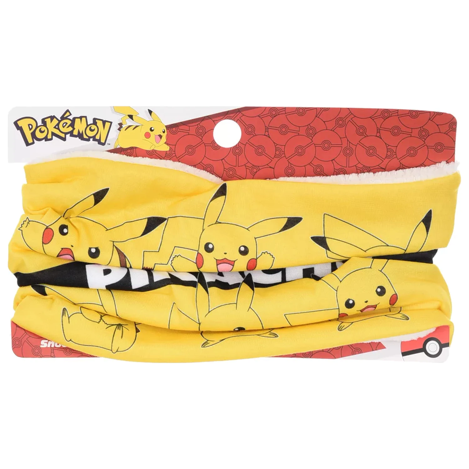 Kinder Pokémon Pikachu Snood Schal Produktfoto