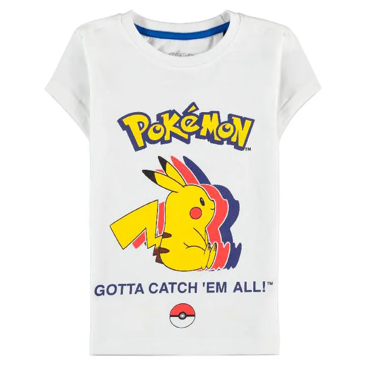 Pokemon Pika Silhouette Kinder T-Shirt Produktfoto
