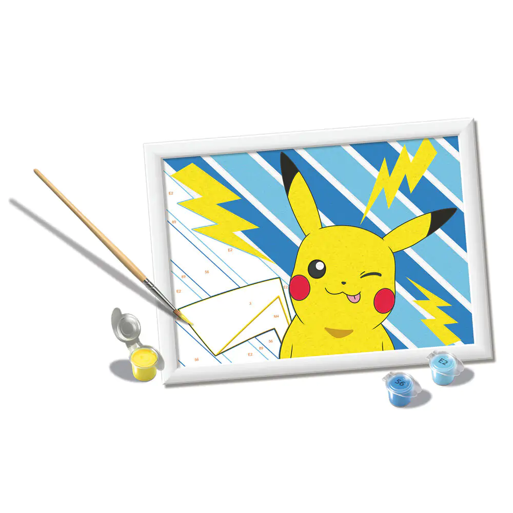 Pokemon Pikachu CreArt Malen nach Zahlen Set Produktfoto