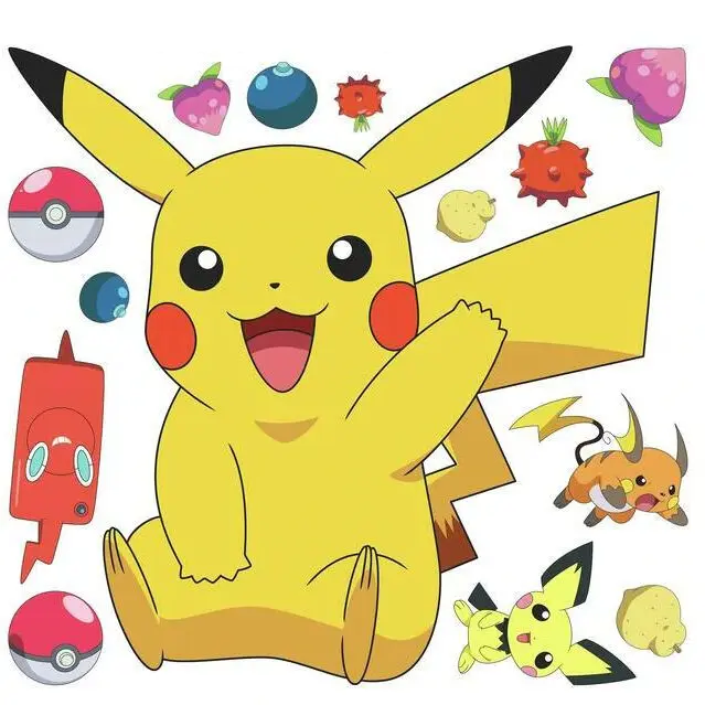 Pokemon Pikachu Dekoraufkleber Produktfoto