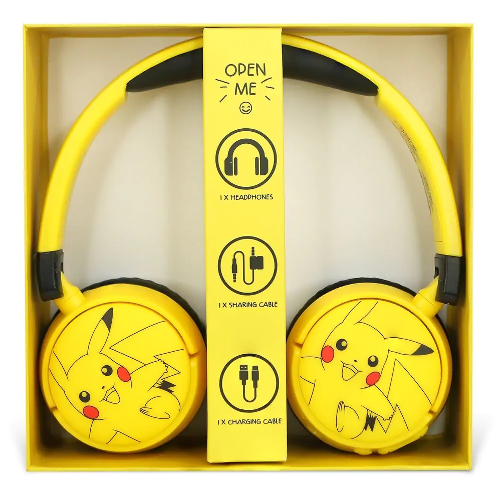 Pokemon Pikachu Kinder Kopfhörer Produktfoto