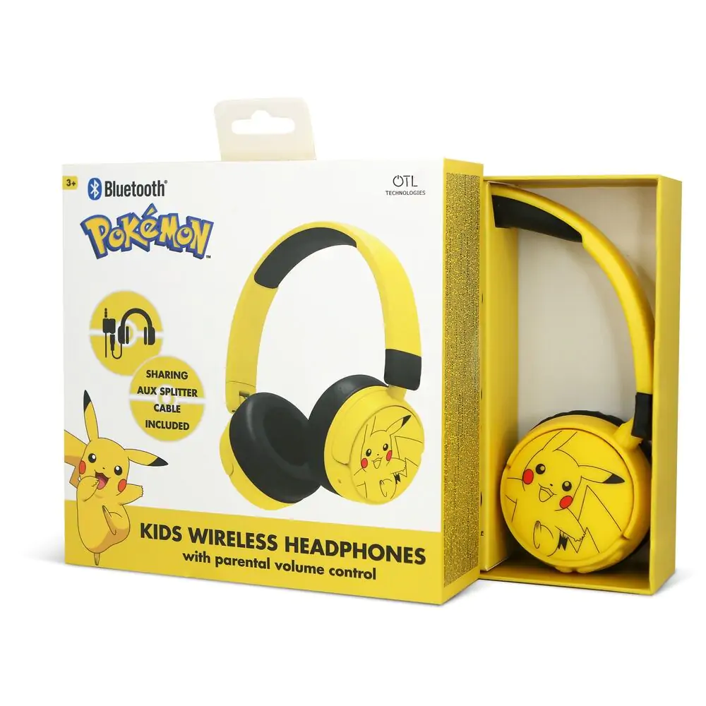 Pokemon Pikachu Kinder Kopfhörer Produktfoto