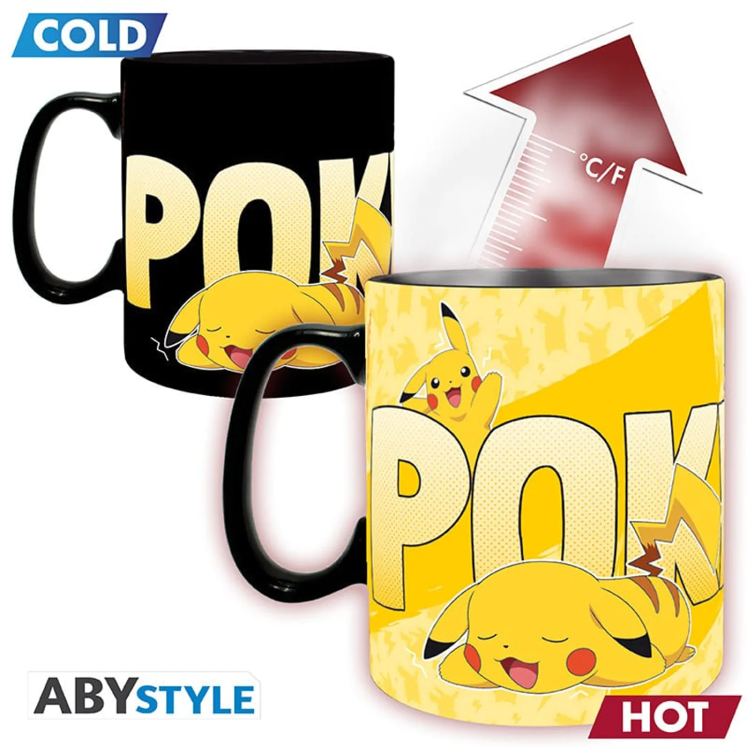 Pokemon Pikachu Wärmeänderung Becher Produktfoto