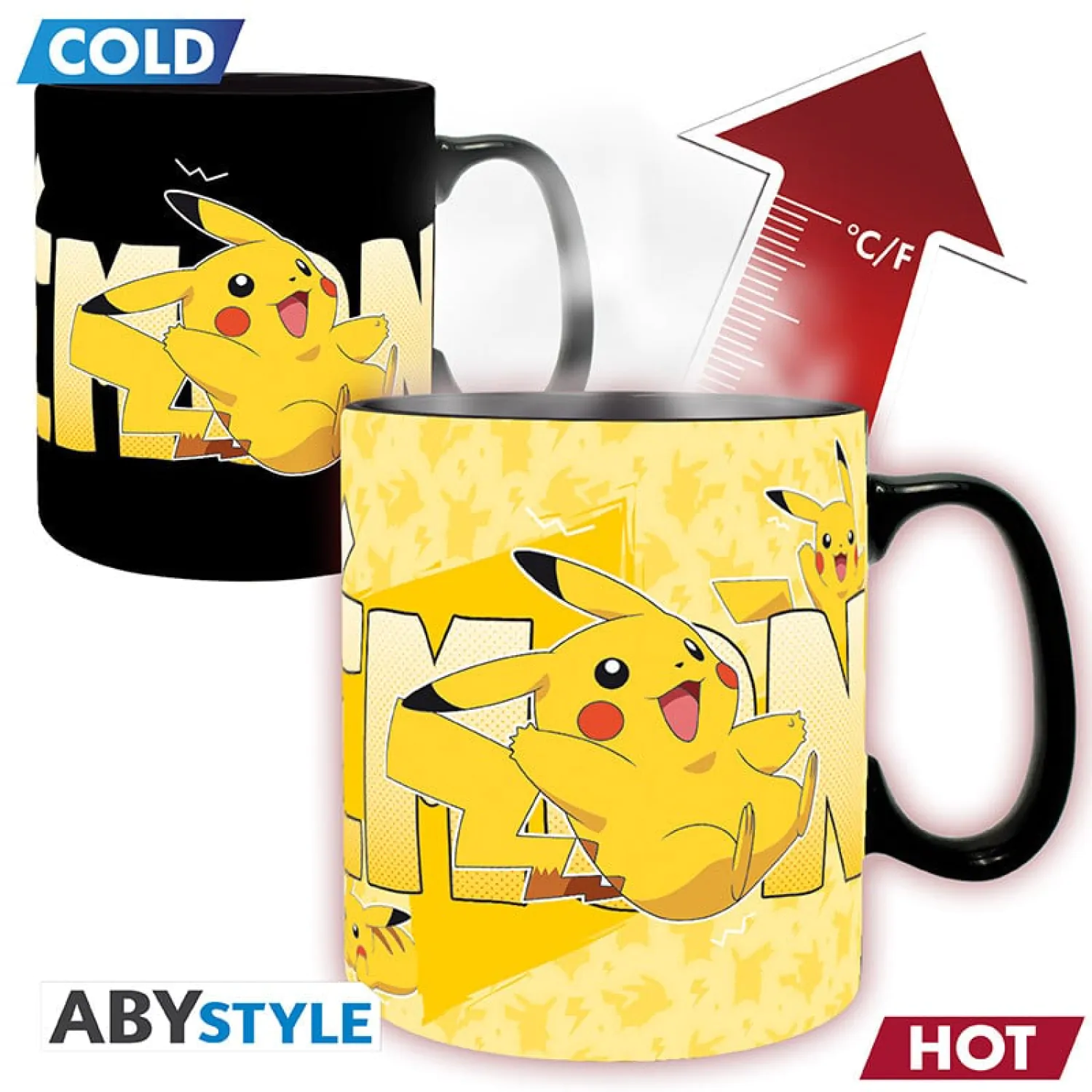 Pokemon Pikachu Wärmeänderung Becher Produktfoto