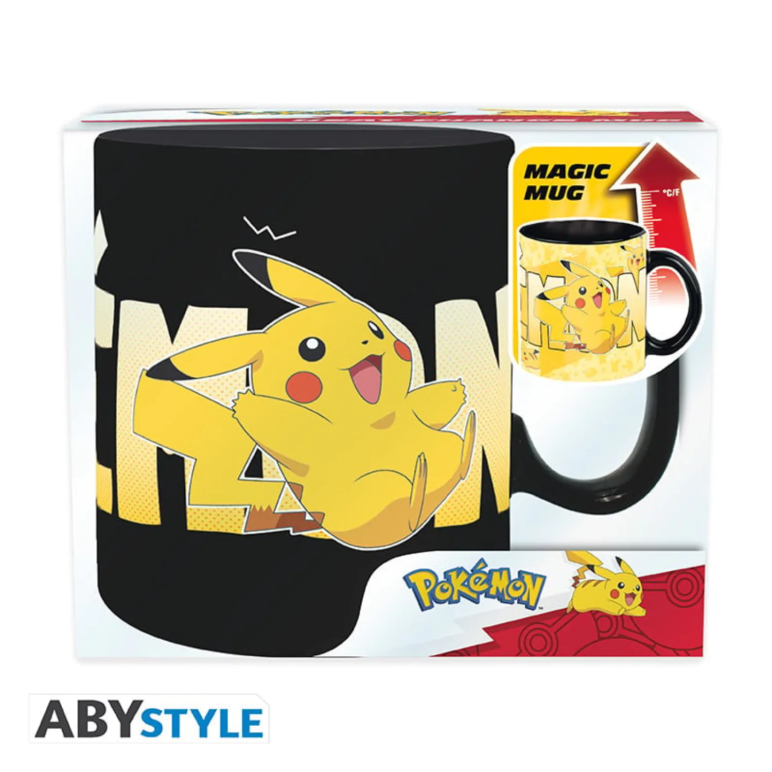 Pokemon Pikachu Wärmeänderung Becher Produktfoto