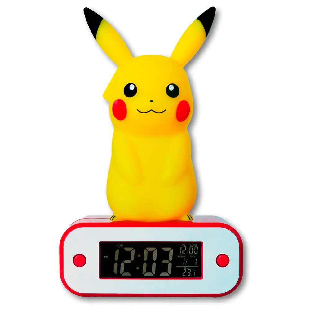 Pokémon Wecker mit Leuchtfunktion Pikachu 22 cm termékfotó