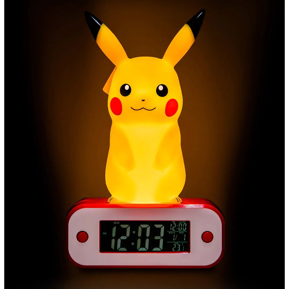 Pokémon Wecker mit Leuchtfunktion Pikachu 22 cm termékfotó