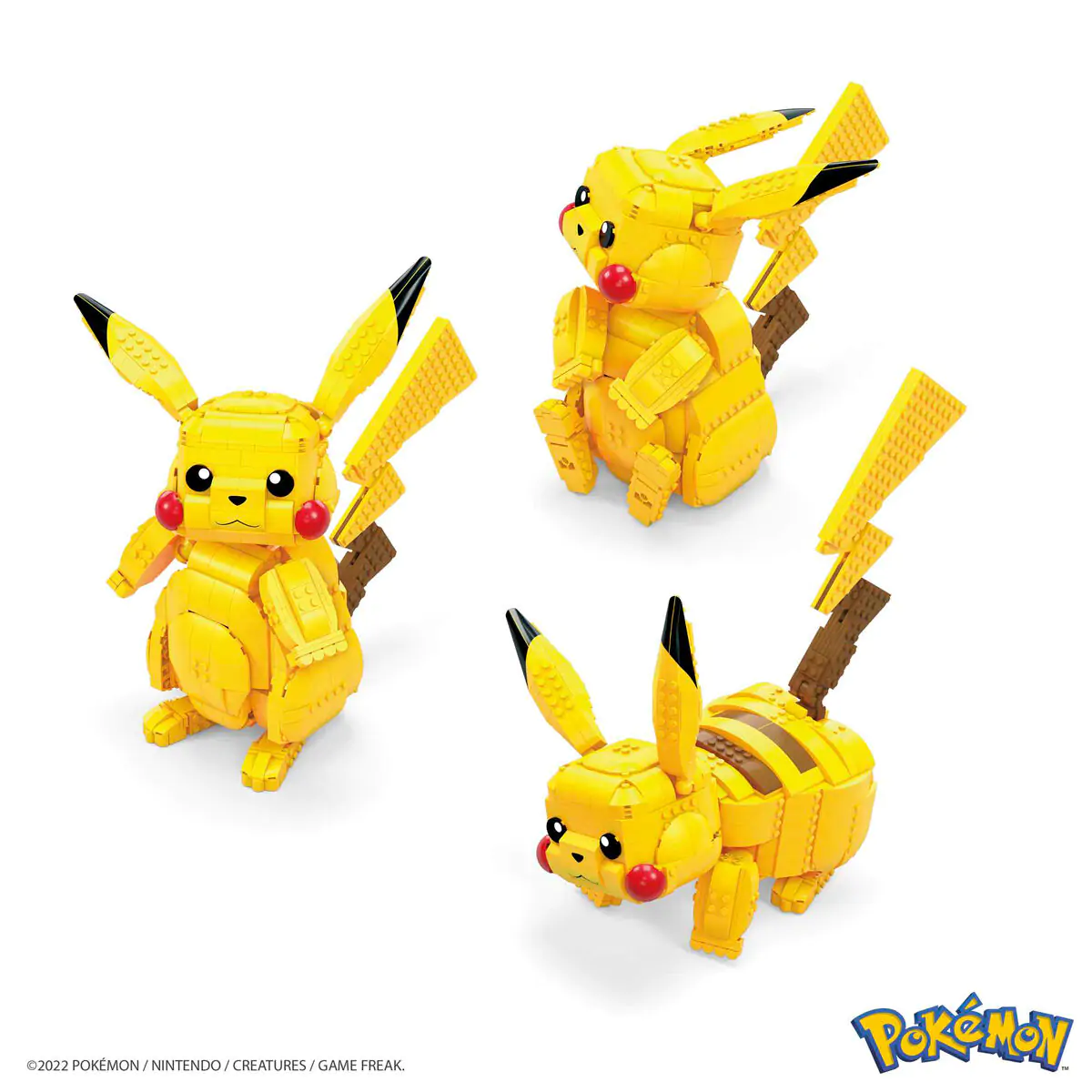 Pokémon Mega Construx Wonder Builders Bauset Jumbo Pikachu 33 cm termékfotó