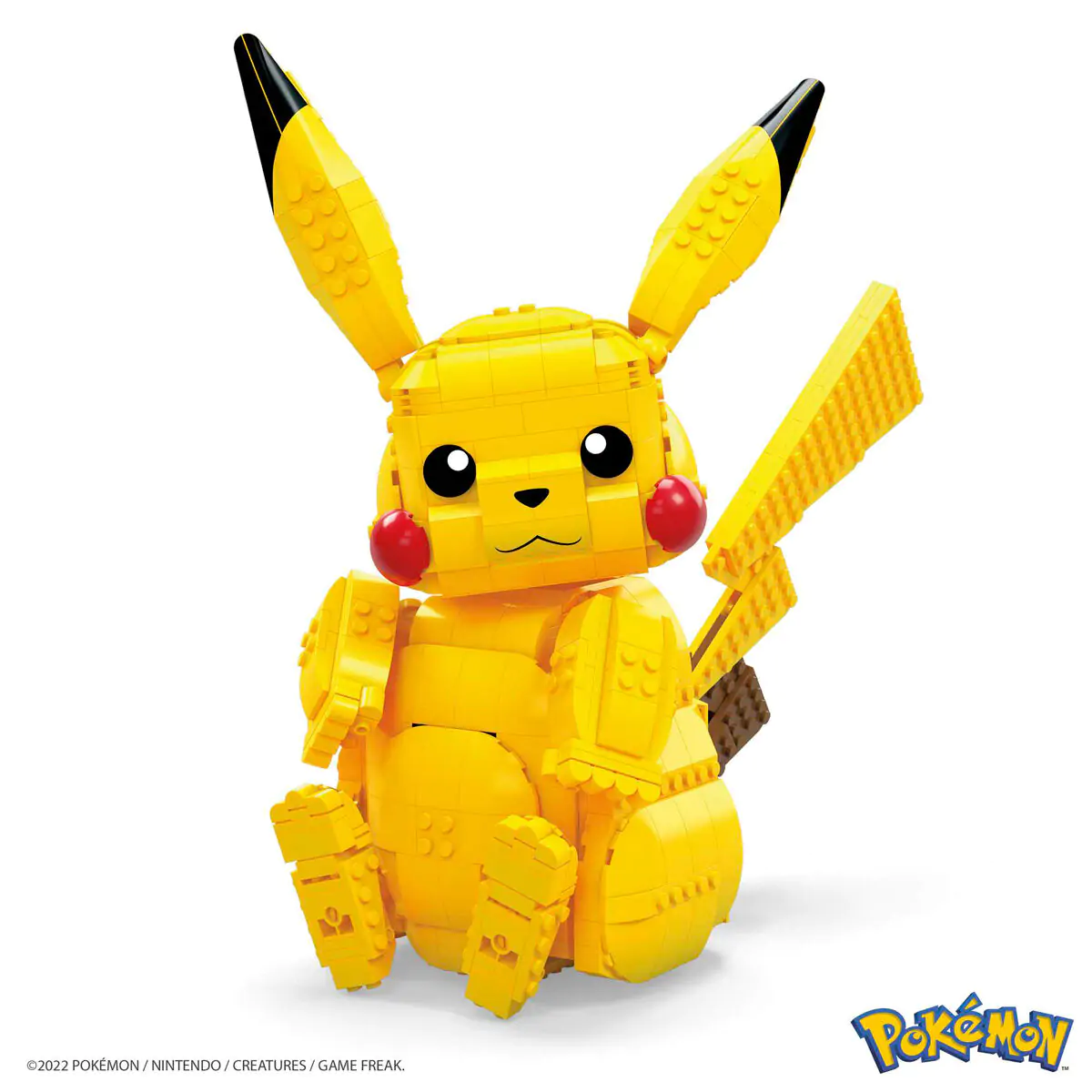 Pokémon Mega Construx Wonder Builders Bauset Jumbo Pikachu 33 cm termékfotó