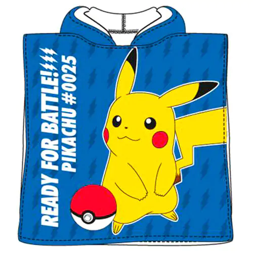 Pokemon Pikachu Microfaser Poncho Handtuch Produktfoto