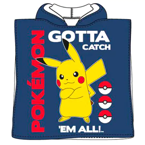 Pokemon Pikachu Microfaser Poncho Handtuch Produktfoto