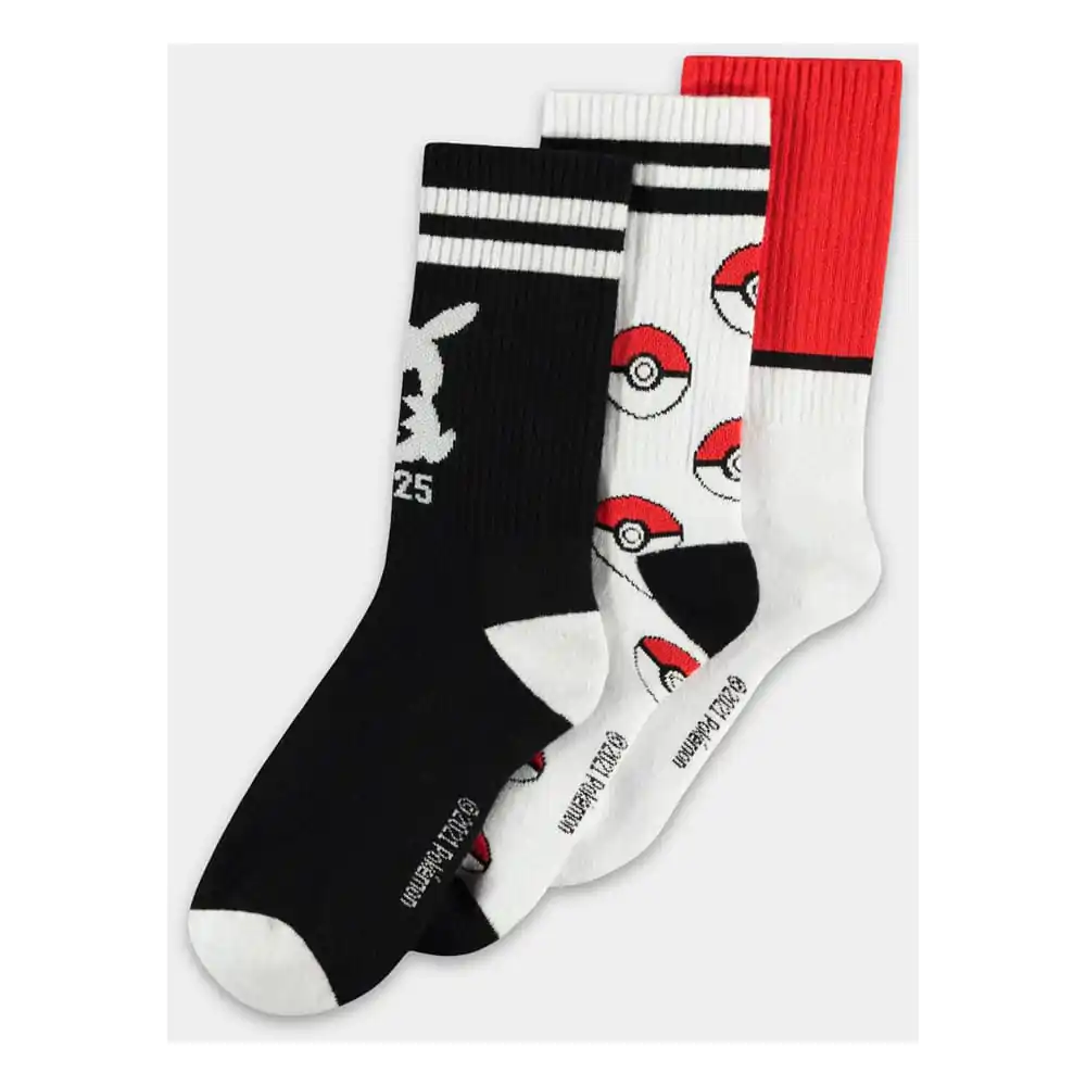 Pokemon Socken 3er-Pack Pikachu Pokeball 43-46 termékfotó