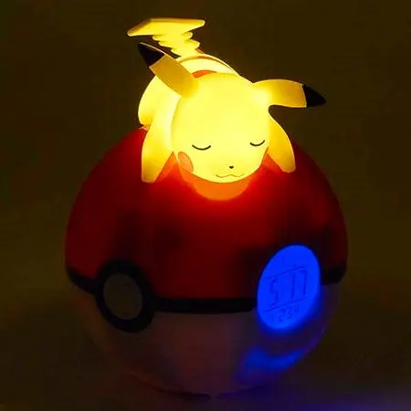 Pokémon Wecker Pokeball mit Leuchtfunktion Pikachu 18 cm termékfotó