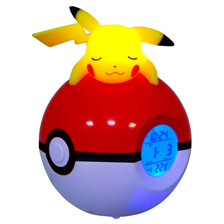 Pokémon Wecker Pokeball mit Leuchtfunktion Pikachu 18 cm termékfotó