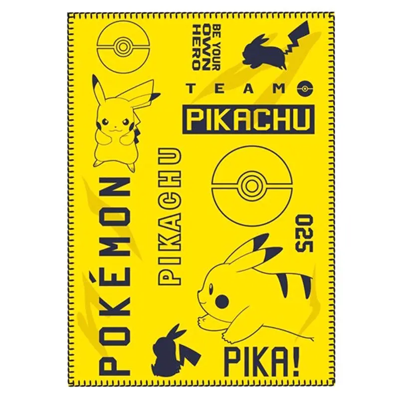 Pokemon Pikachu Polardecke Produktfoto