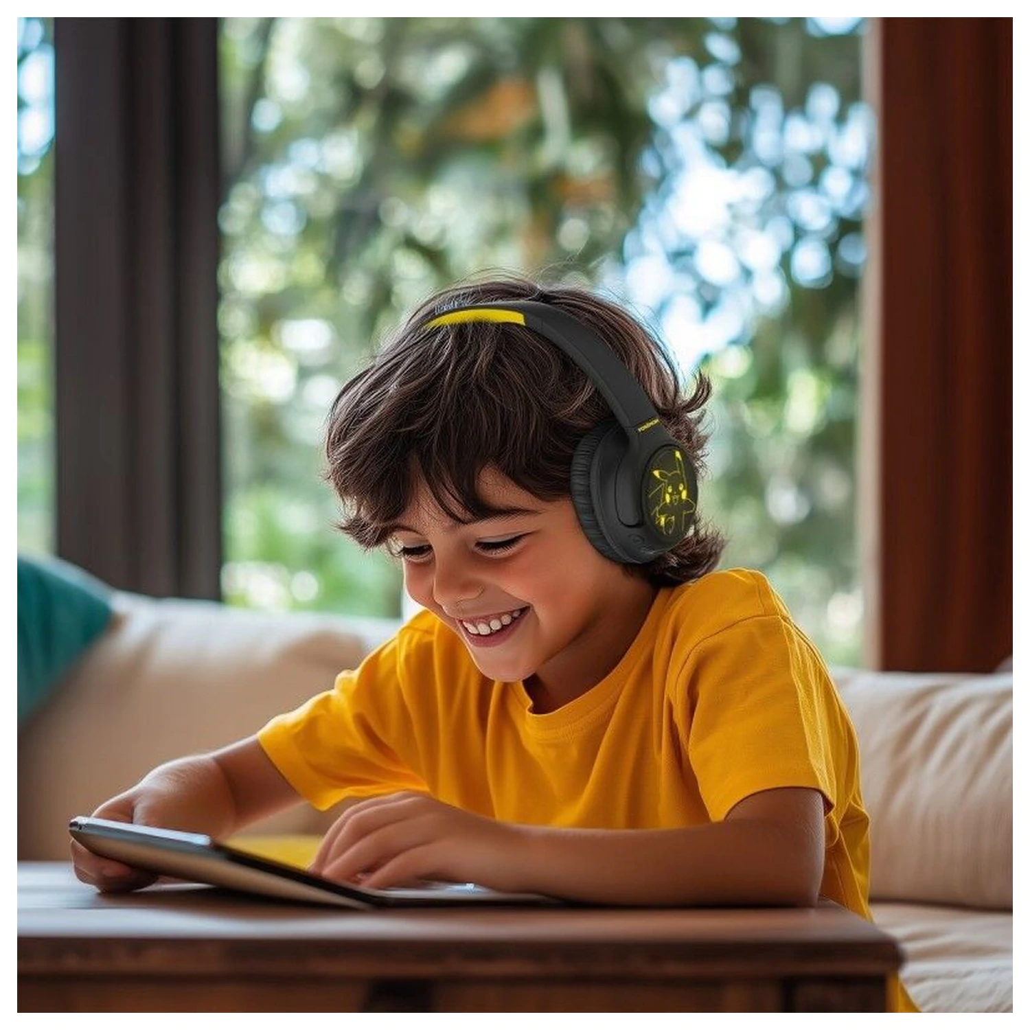 Pokemon Pikachu kabellose LED Kopfhörer Produktfoto