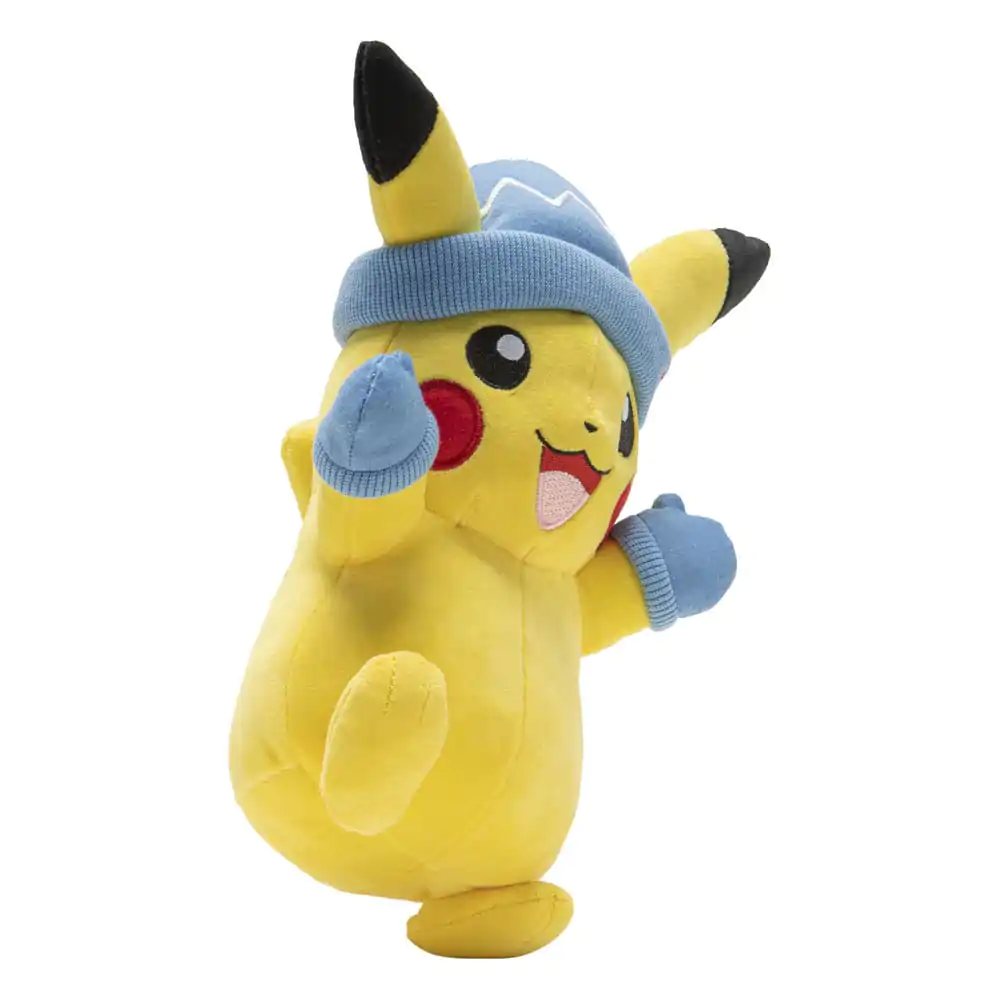 Pokémon Plüschfigur Pikachu with Winter Hat and Mittens 20 cm Produktfoto