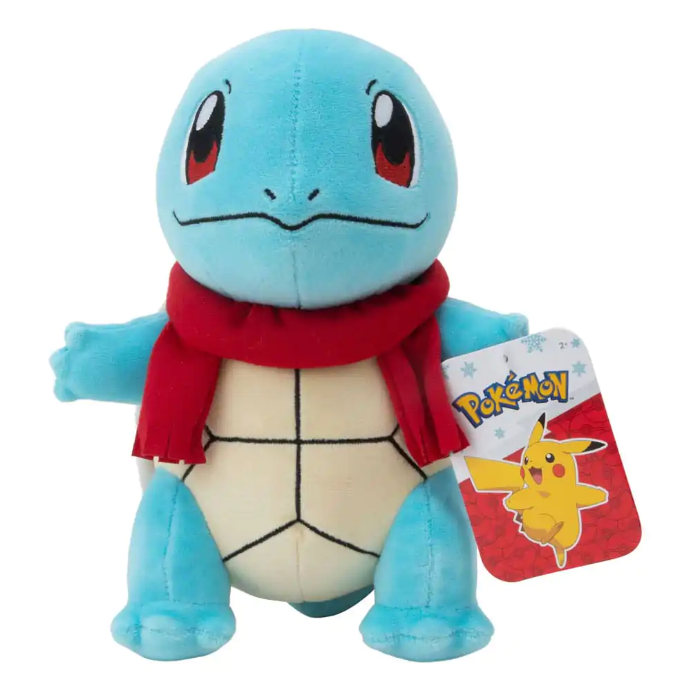 Pokémon Plüschfigur Winter Shiggy mit Schal 20 cm Produktfoto