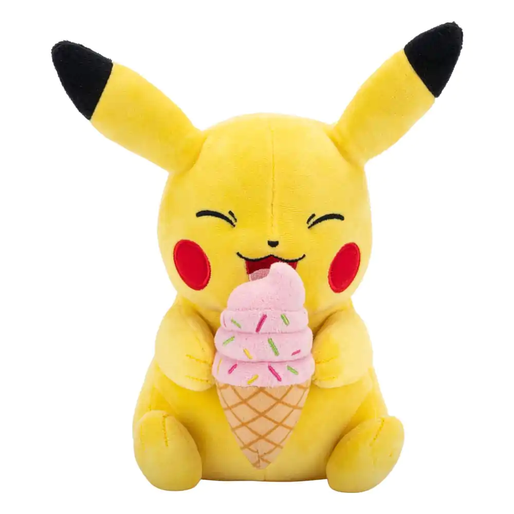 Pokémon Plush Figur Pikachu mit Eis 20 cm Produktfoto