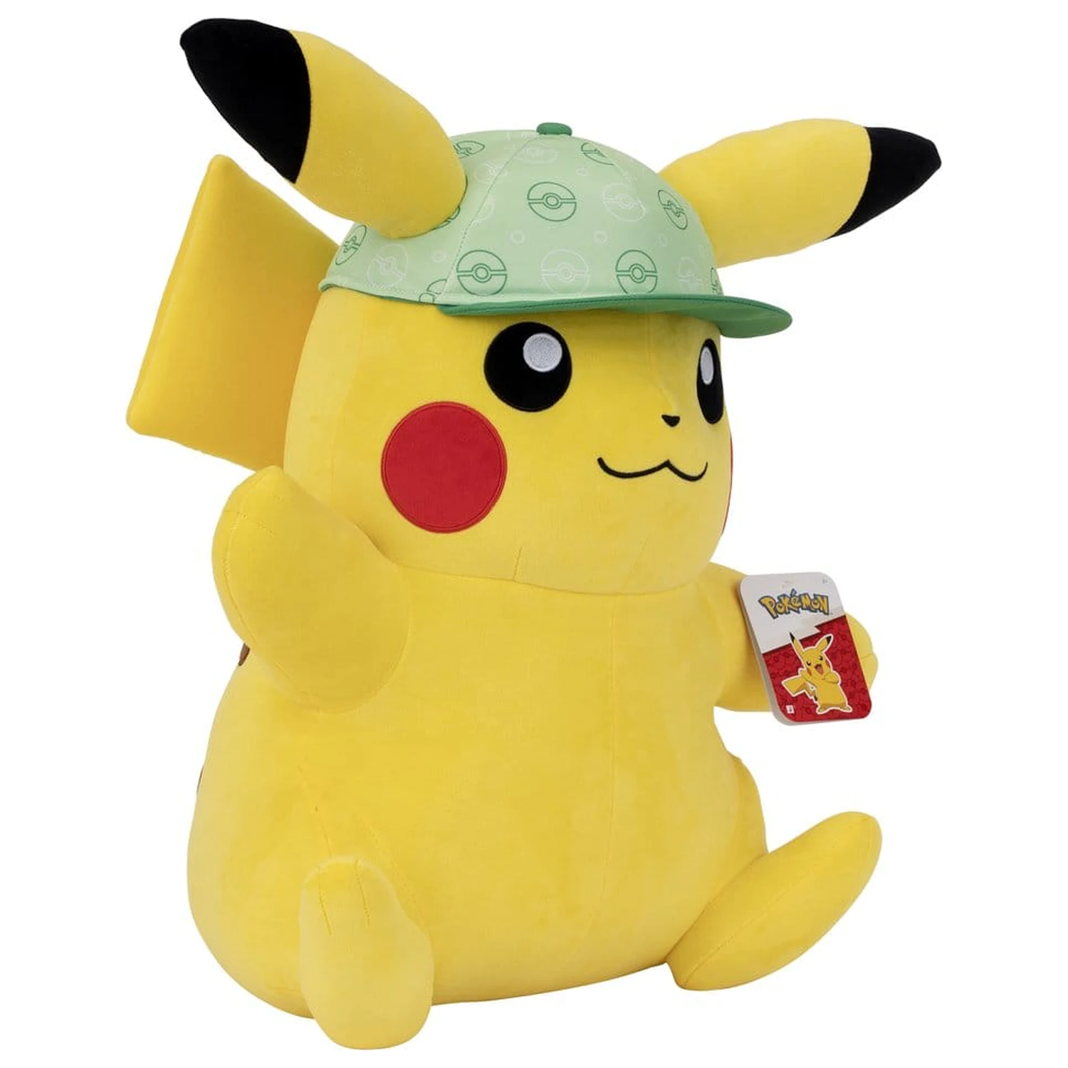 Pokémon Plüsch Pikachu (mit Hut) 61 cm Produktfoto