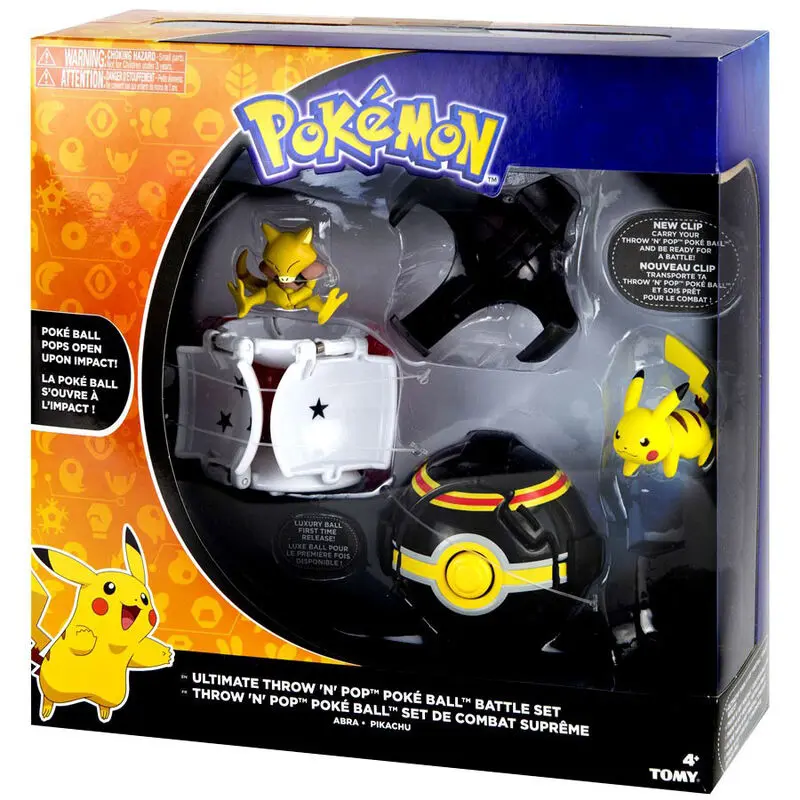 Pokemon Pokeball Pikachu + Abra blister Produktfoto
