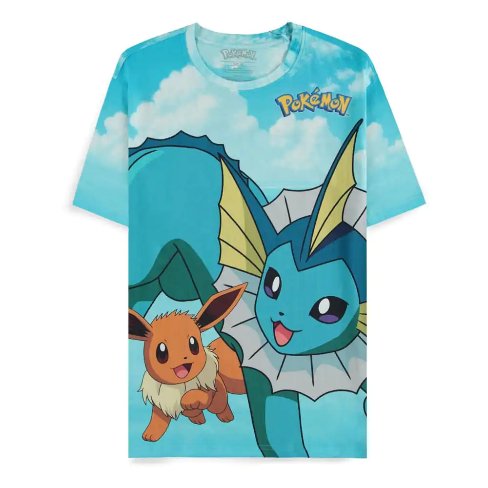 Pokémon T-Shirt Mirage AOP Evoli Evolutions termékfotó