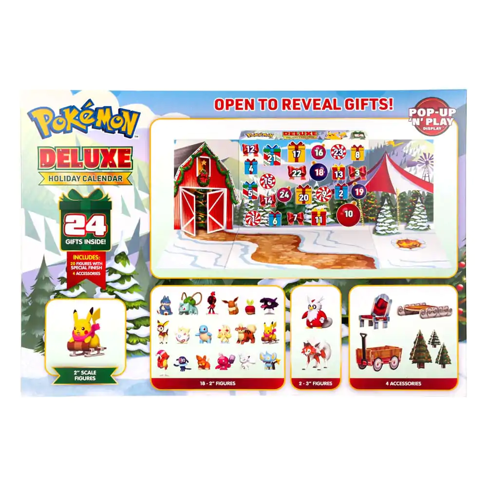 Pokémon Pop-Up 'N' Play Deluxe Adventskalender Feiertag 2025 *Version EN* Produktfoto