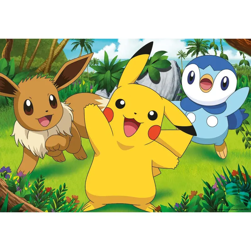 Pokémon Kinderpuzzle Pikachu und seine Freunde (2 x 24 Teile) termékfotó