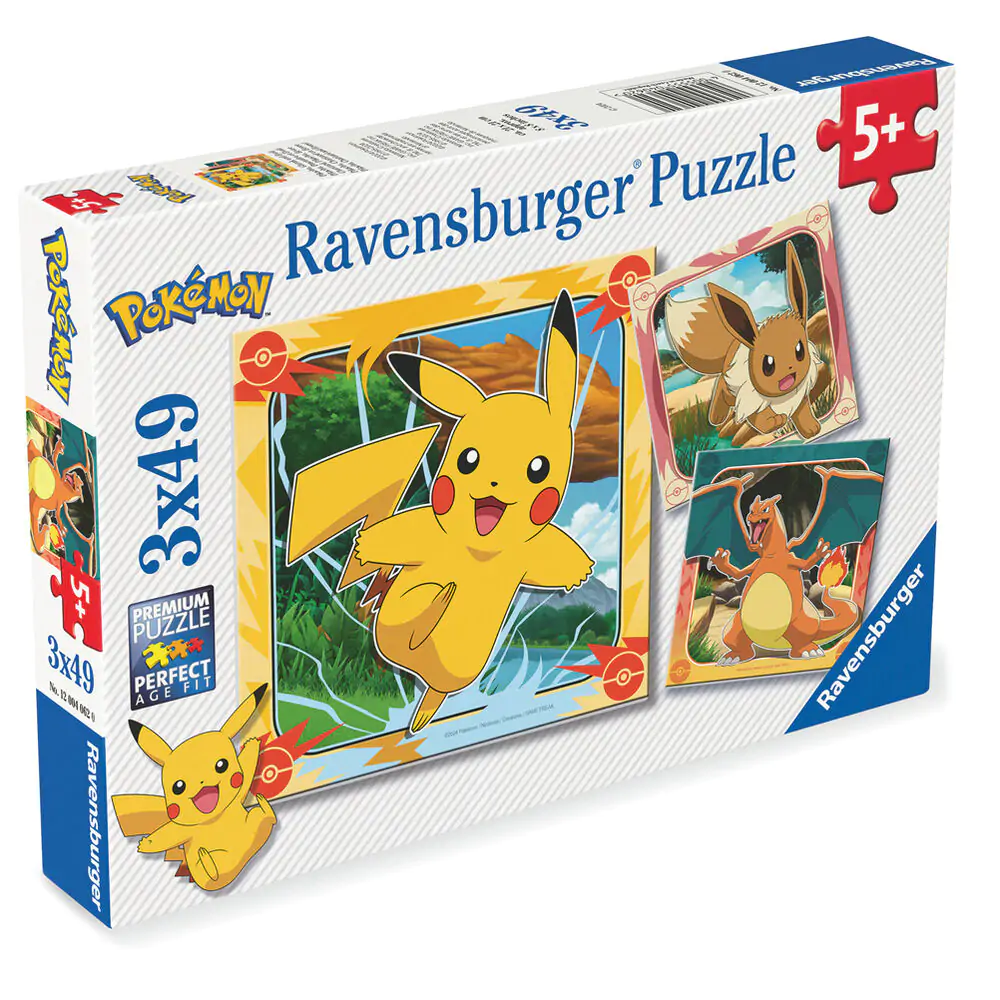 Pokemon Puzzle 3x39 Teile Produktfoto