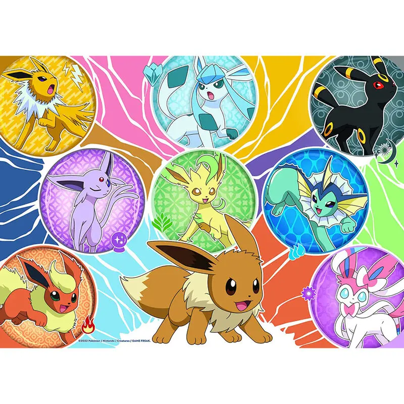 Pokemon Puzzle 4x100 Teile Produktfoto