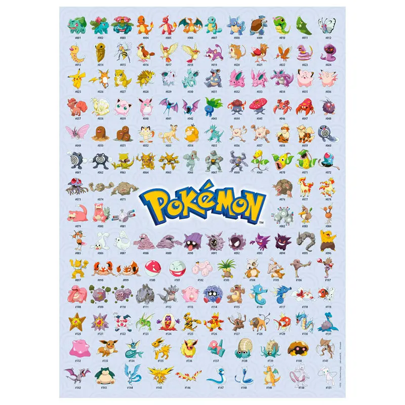 Pokémon Puzzle Pokémon Pokédex (500 Teile) termékfotó
