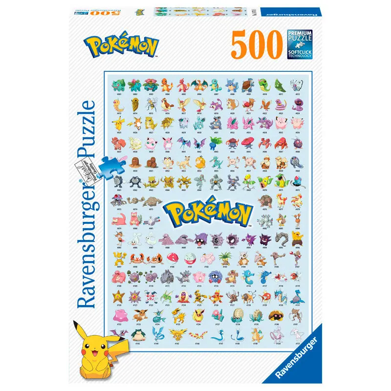 Pokémon Puzzle Pokémon Pokédex (500 Teile) termékfotó