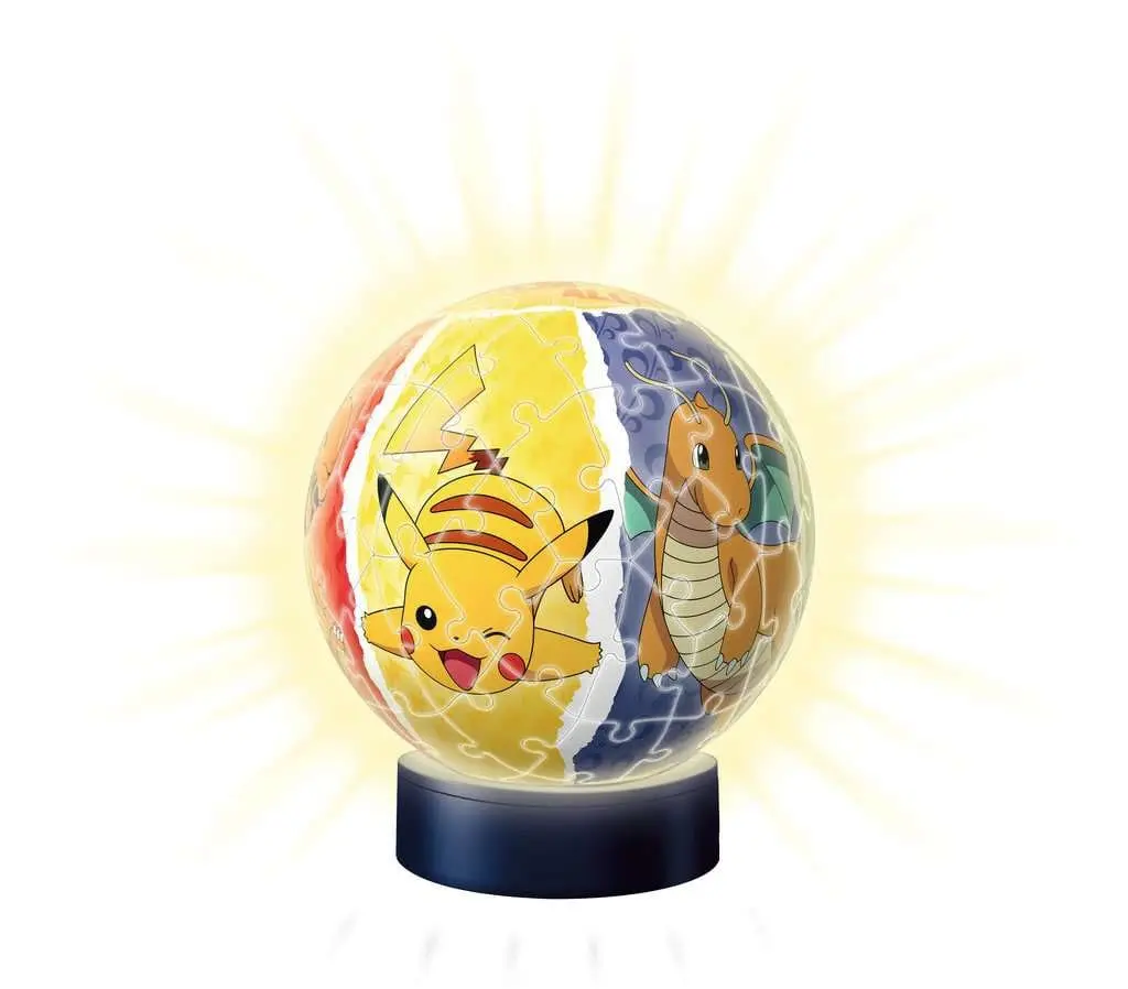 Pokémon 3D Puzzle Nachtlicht Puzzle Ball (72 Teile) Produktfoto