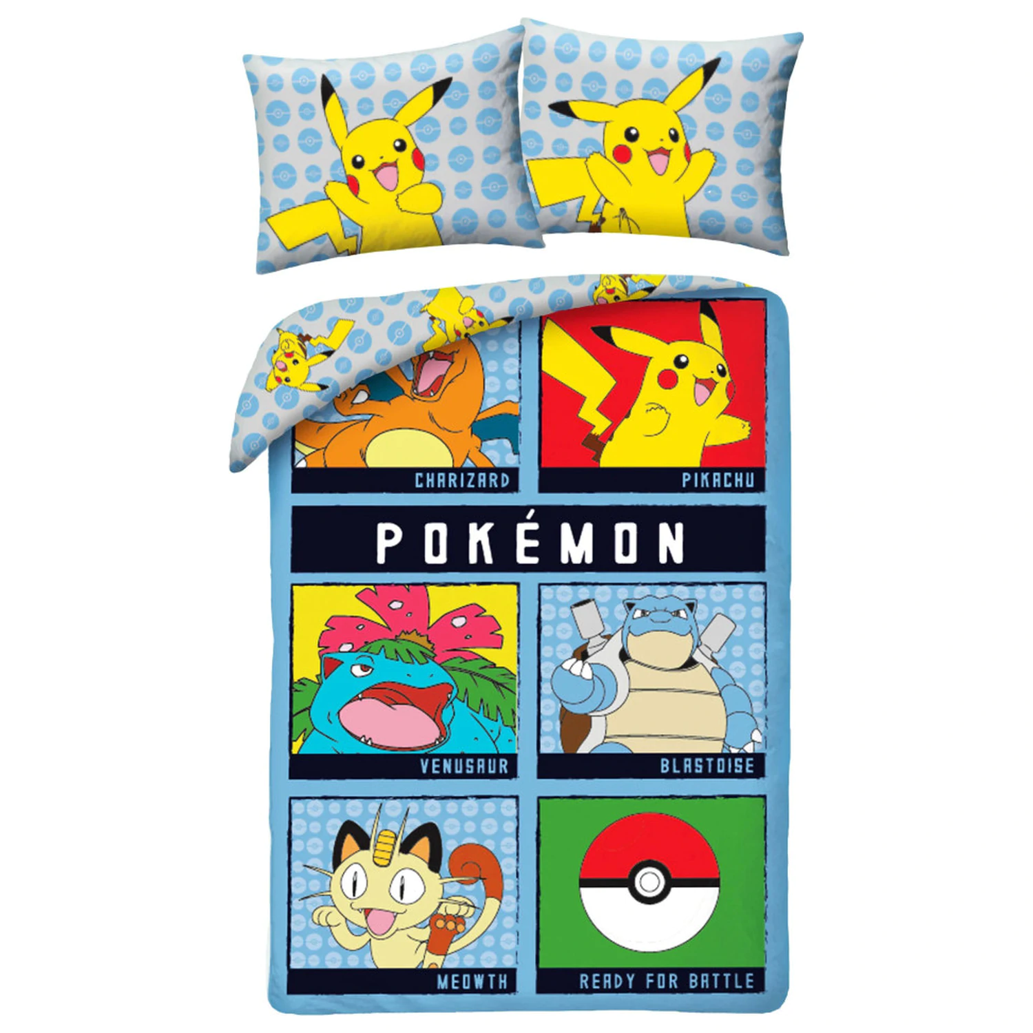 Pokemon Ready for Battle Bettbezug Produktfoto