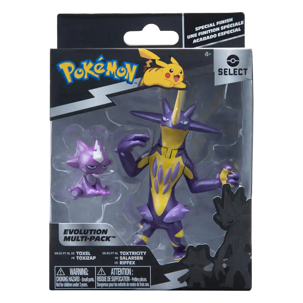 Pokémon Select Actionfiguren 2er-Pack Evolution Toxel, Riffex termékfotó